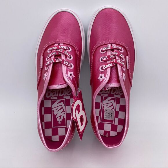 Vans x Barbie Authentic Stackform 'Pink' Skate Women's Sneakers | Size:  6 - Picture 10 of 15